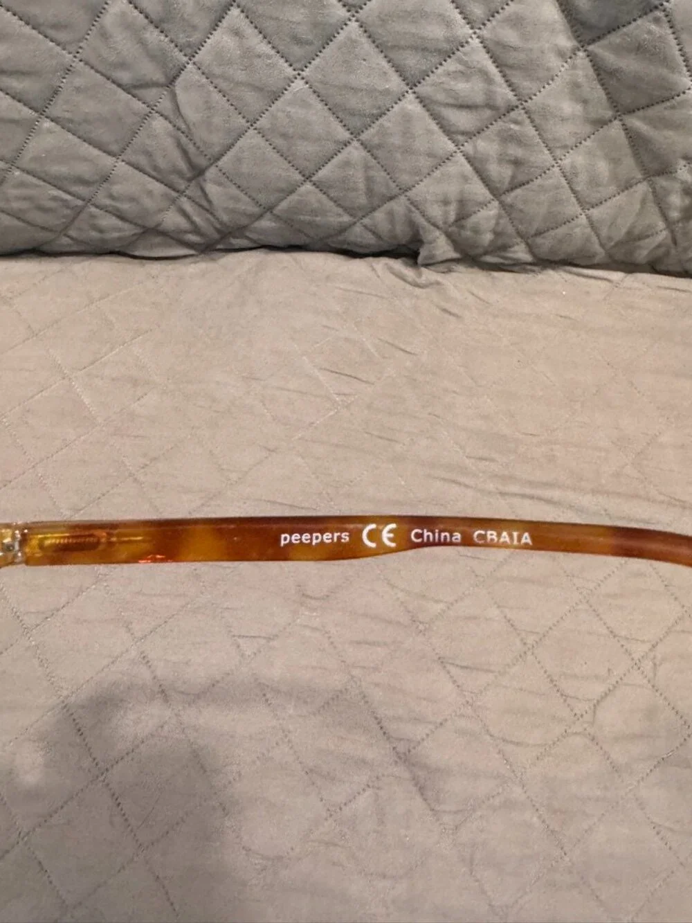 PEEPERS reading glasses womens light brown +2.25 EUC